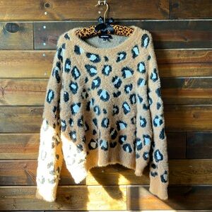 🐆 Express 🐆 Leopard Print Oversized Sweater